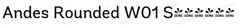 Andes Rounded W01 S字体转换